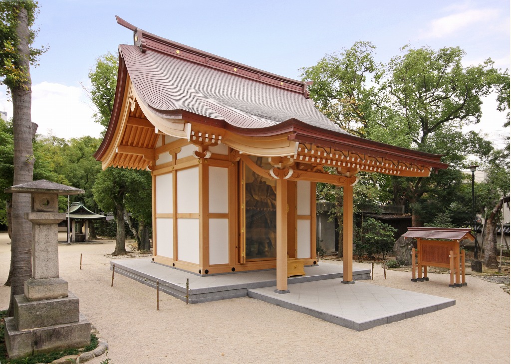 筥崎宮　亀山上皇像奉安殿