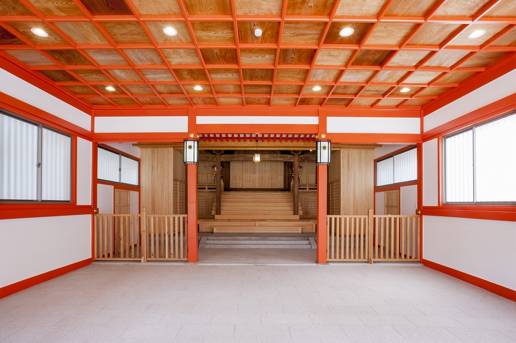 姪浜住吉神社　社殿